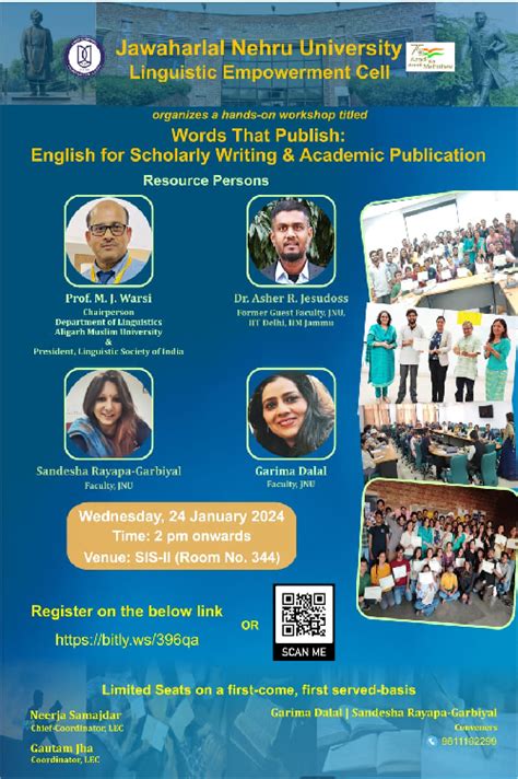 LEC organises a workshop on "Words That Publish: English for Scholarly ...