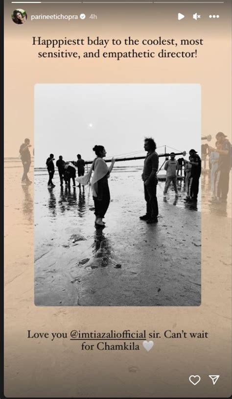 Parineeti Chopra's 'chamkila' birthday wish for Imtiaz Ali