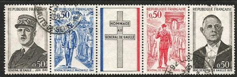 Stamps on Charles de Gaulle – France 1971 – Stamp Digest