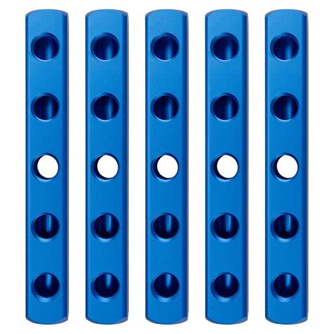 5PCS Air Manifold, 5 Way 8 Port Air Compressor Manifold, Aluminum Air ...