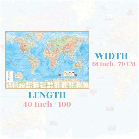 Pack of 6 Maps India Political Map + India Physical Map, World ...