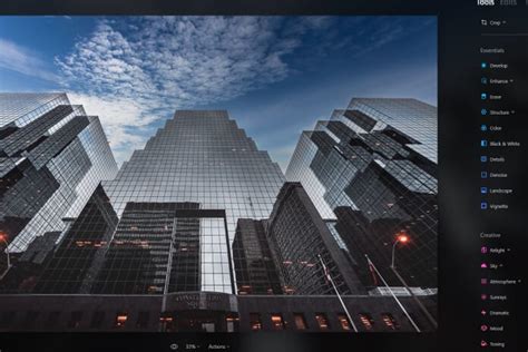 Image result for Luminar Neo Interface