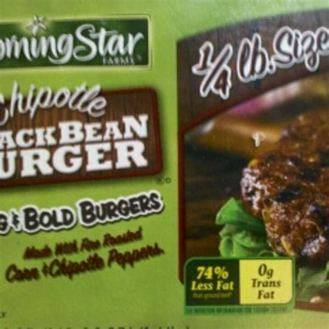 Morning Star Chipotle Black Bean Burger Nutrition Facts | Besto Blog