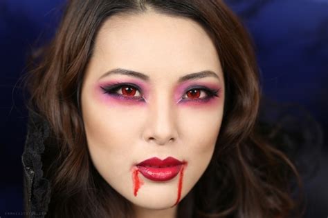 Halloween vampire makeup ideas, tips and instructions