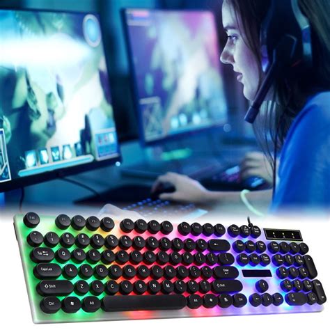 Buy Top-Tech Gaming Keyboard Wired Backlight Computer Laptop Keyboard ...