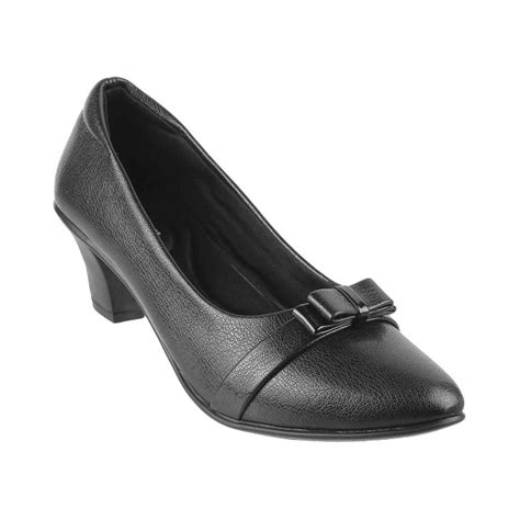 Buy Mochi Women Black Formal Pumps Online | SKU: 31-4802-11-36 – Mochi ...