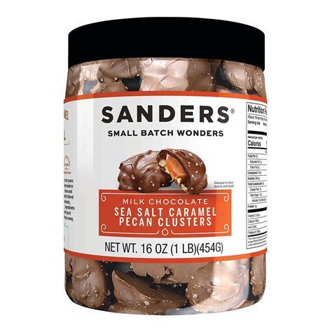 Sanders Small Batch Wonders Milk Chocolate Sea Salt Caramel Pecan ...