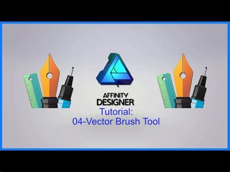 Affinity Designer Tutorial #04-Vector Brush Tool Video Lecture ...