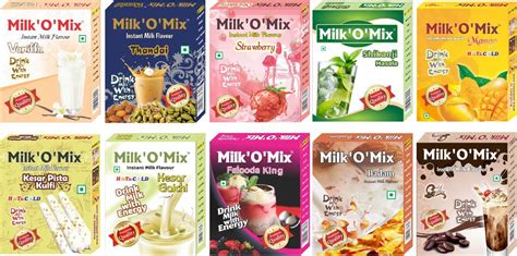 Milk'O'Mix Vanilla/Thandai/Strawberry/Mango/Kesar Pista Kulfi/Kesar ...