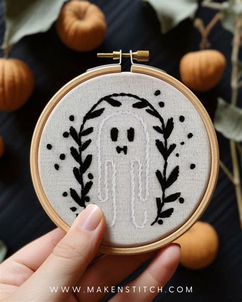 Youve Been Booed! Free Embroidery Pattern and Printable Tags ...