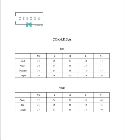Image result for Code Zero Size Chart