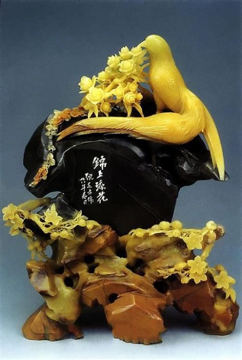 精雕细琢的青田石雕艺术品（二）- 中国风