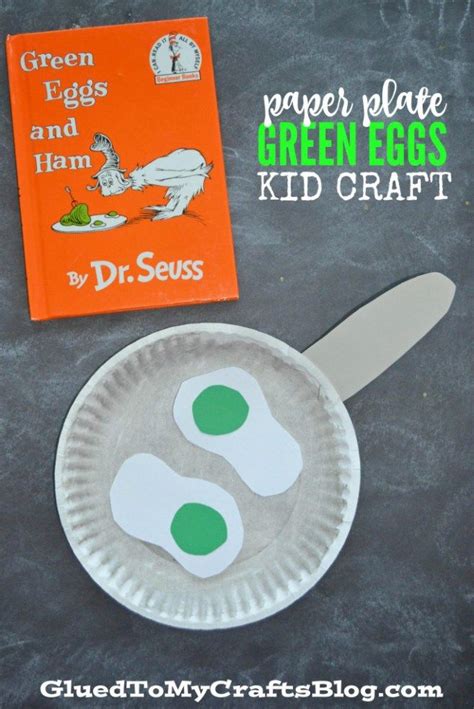 Paper Plate Dr Seuss Green Eggs - Kid Craft | Dr seuss preschool crafts ...