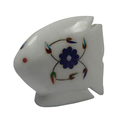 Buy Prash Handicraft Handmade Marble Fish With Inlay Work Online at Low ...