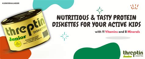 THREPTIN Junior-Protein Diskettes| Healthy Snacks For Kids - 250 Gram ...
