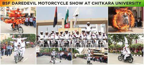 BSF daredevils showcase skills, stunts at Chitkara University ...