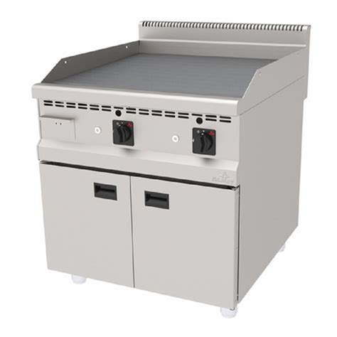 Atalay AGI-890CR 900 Series Гриль с плоской поверхностью, 80x90 см ...
