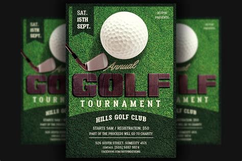 Golf Tournament Flyer Template 的图像结果