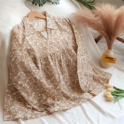 Coffee Nightowl Peplum Top Short Kurti – CrazyWahNar