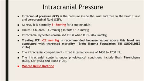 ICP control and CSF drainage - Final.pptx | Death, Injury, or Military ...