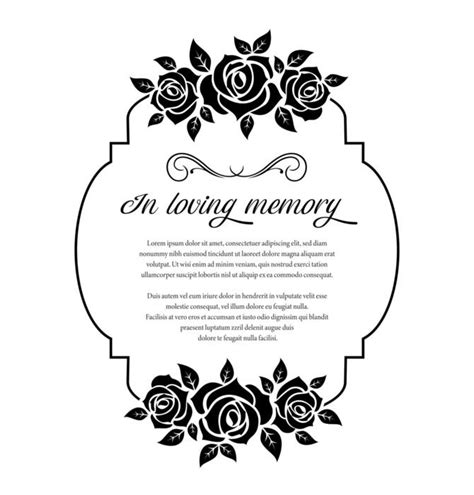 Image result for Obituary Graphics