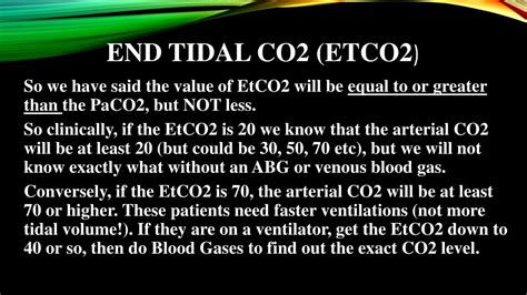 PPT - End Tidal CO2 (EtCO2) and Capnography PowerPoint Presentation ...