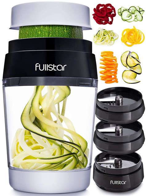 Fullstar Vegetable Spiralizer Vegetable Slicer 6 In 1 Zucchini ...