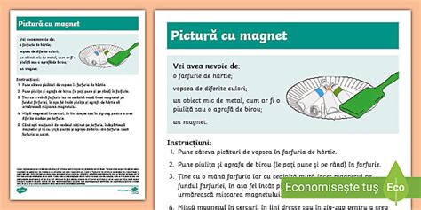 AVAP Pictură cu magnet – Activitate practică - Twinkl