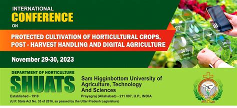 SHUATS - Horticulture International Conference 2023