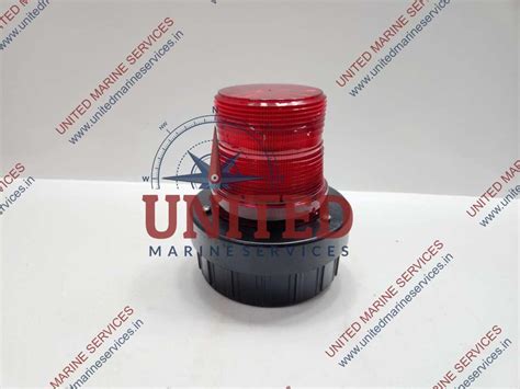 FEDERAL SIGNAL AV1-LED-120R FLASHING COMBINATION AUDIO-VISUAL LED LIGHT ...