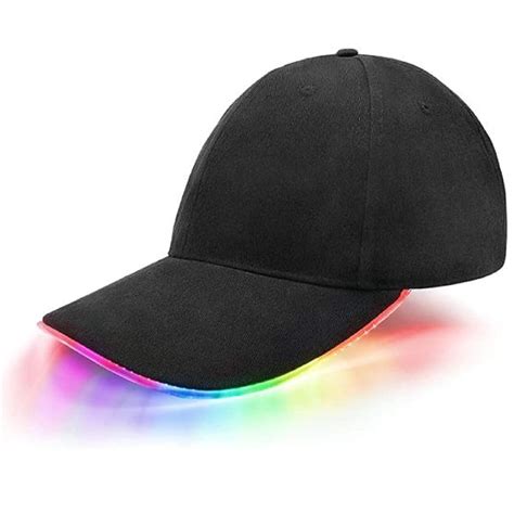 Buy AUGEN Ultra Bright LED Hat Light Up Battery Powered Unisex Baseball ...