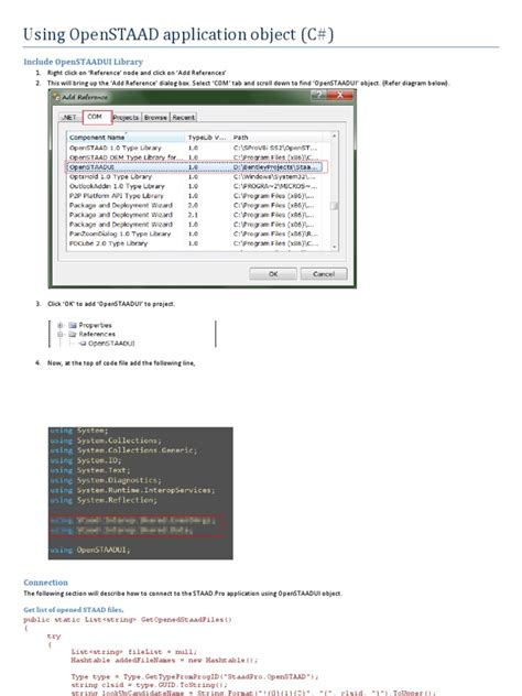 Image result for Save File in Model Using OpenSTAAD Code
