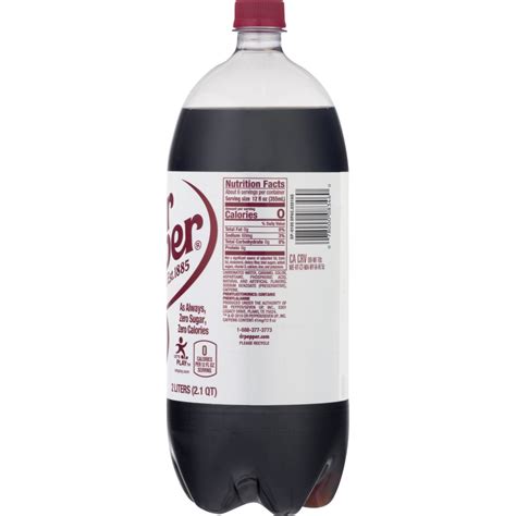 Dr Pepper Nutritional Facts - Printable Nutrition Facts