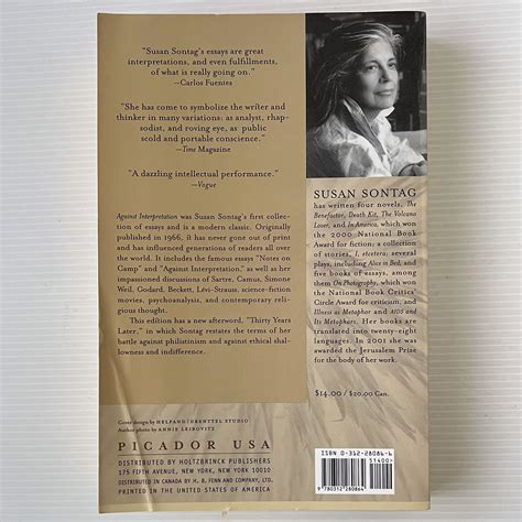 Susan Sontag Interpretation