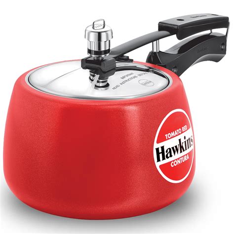 Hawkins 3 Litre Contura Pressure Cooker, Ceramic Coated Handi Inner Li ...
