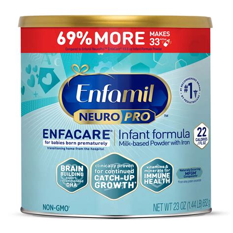 Enfamil NeuroPro EnfaCare Milk Based Premature Infant Formula with Iron ...