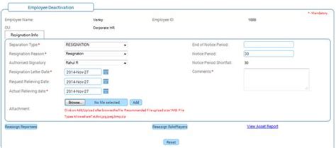 Employee Deactivation