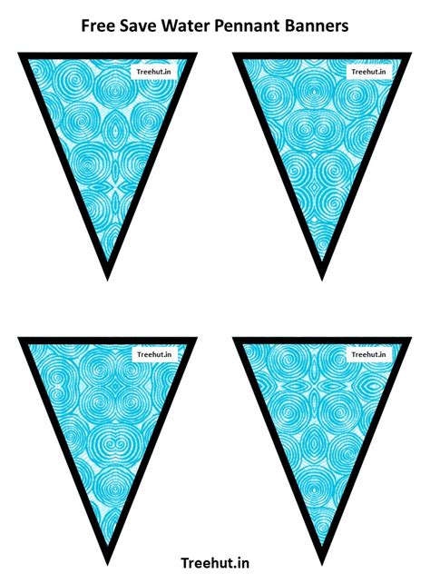 Free Save Water Bulletin Board Decorations and Craft Printables #400