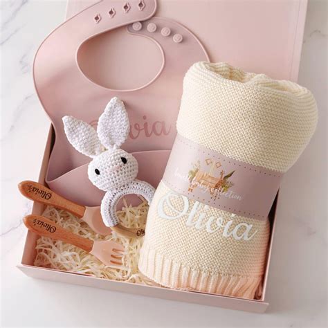 Personalized Baby Baptism Gifts, Baby Shower Gift Box for Boys, New ...