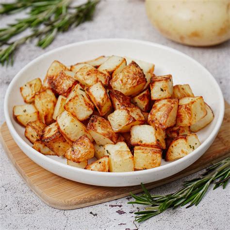 Cubed Potatoes Oven Roasted Diced Potatoes Easy Healthy Recipes