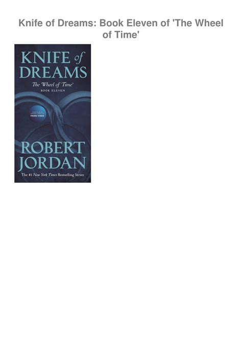 PPT - book download Knife of Dreams: Book Eleven of 'The Wheel of Time ...