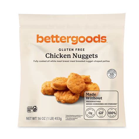 bettergoods Gluten Free Chicken Nuggets, 16 oz - Walmart Business Supplies