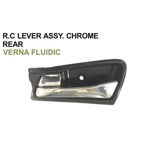 Car International Inner Door Handle / R C Lever Assembly Chrome Verna ...