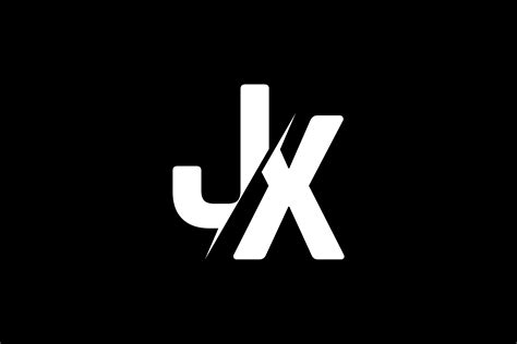 JX Monogram Logo V5 By Vectorseller | TheHungryJPEG