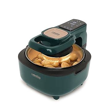 HESTIA APPLIANCES 5 liter Nutri-View Digital Air Fryer (Green-Gold ...