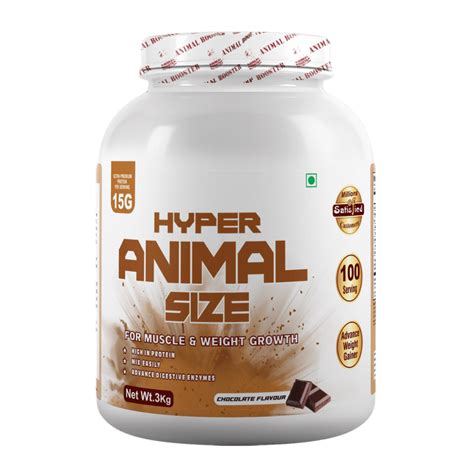 Hyper Animal Size | 2kg/ 33 Servings | chocolate Flavor - Nutrition House