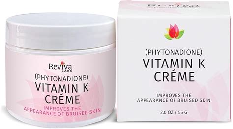 Reviva Labs Vitamin K Creme, 1.5 oz, Moisturizing and Soothing Cream ...
