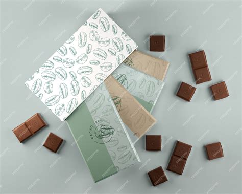 Chocolate Packet Design On Paper Box 的图像结果
