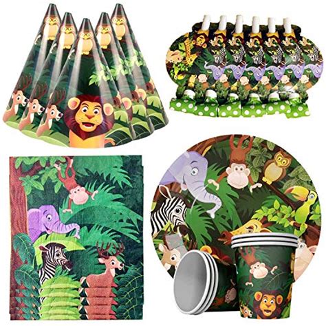 Buy Party Propz Animal Cake Topper - 12Pcs Jungle Theme Cake Topper For ...