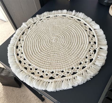 Image result for Macrame Placemat Tutorial
